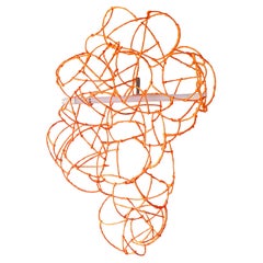 Bulge Lines lampada da parete arancione Norihiko Terayama Lampada scultorea