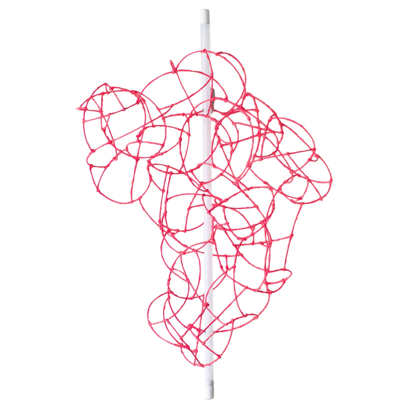 Applique murale rose Norihiko Terayama sculpturale