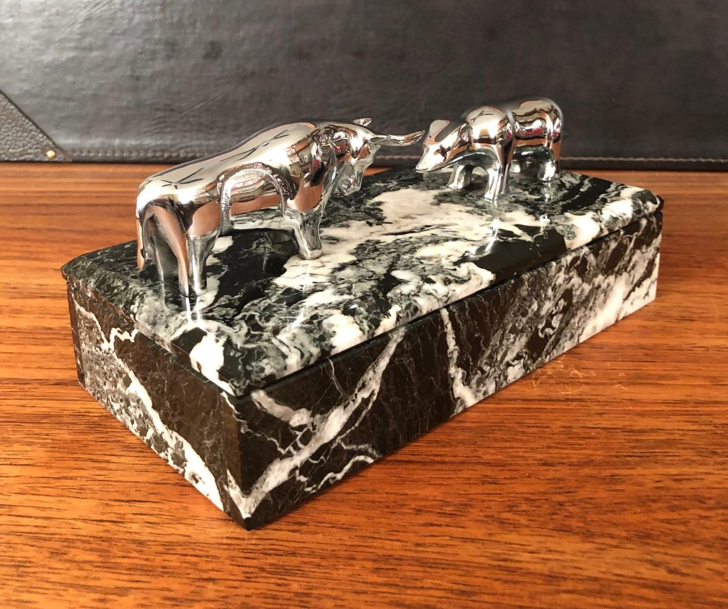 Bull and Bear Marble Box 7