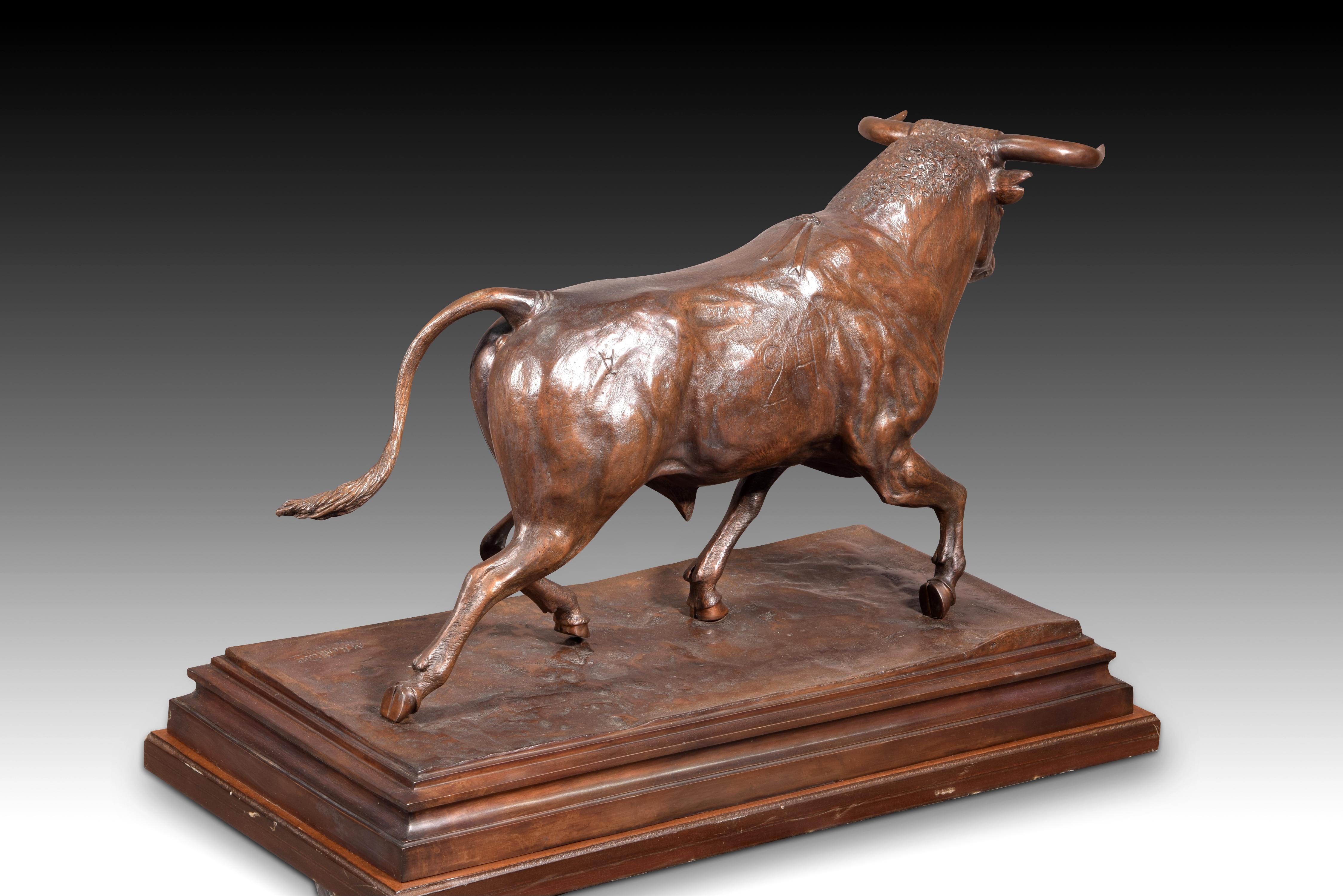 Espagnol Bull, Bronze, d'après Benlliure Gil, Mariano en vente