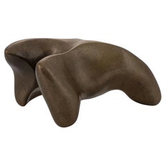 Sculpture de taureau en bronze