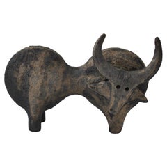 Bull Ceramic by Dominique Pouchain