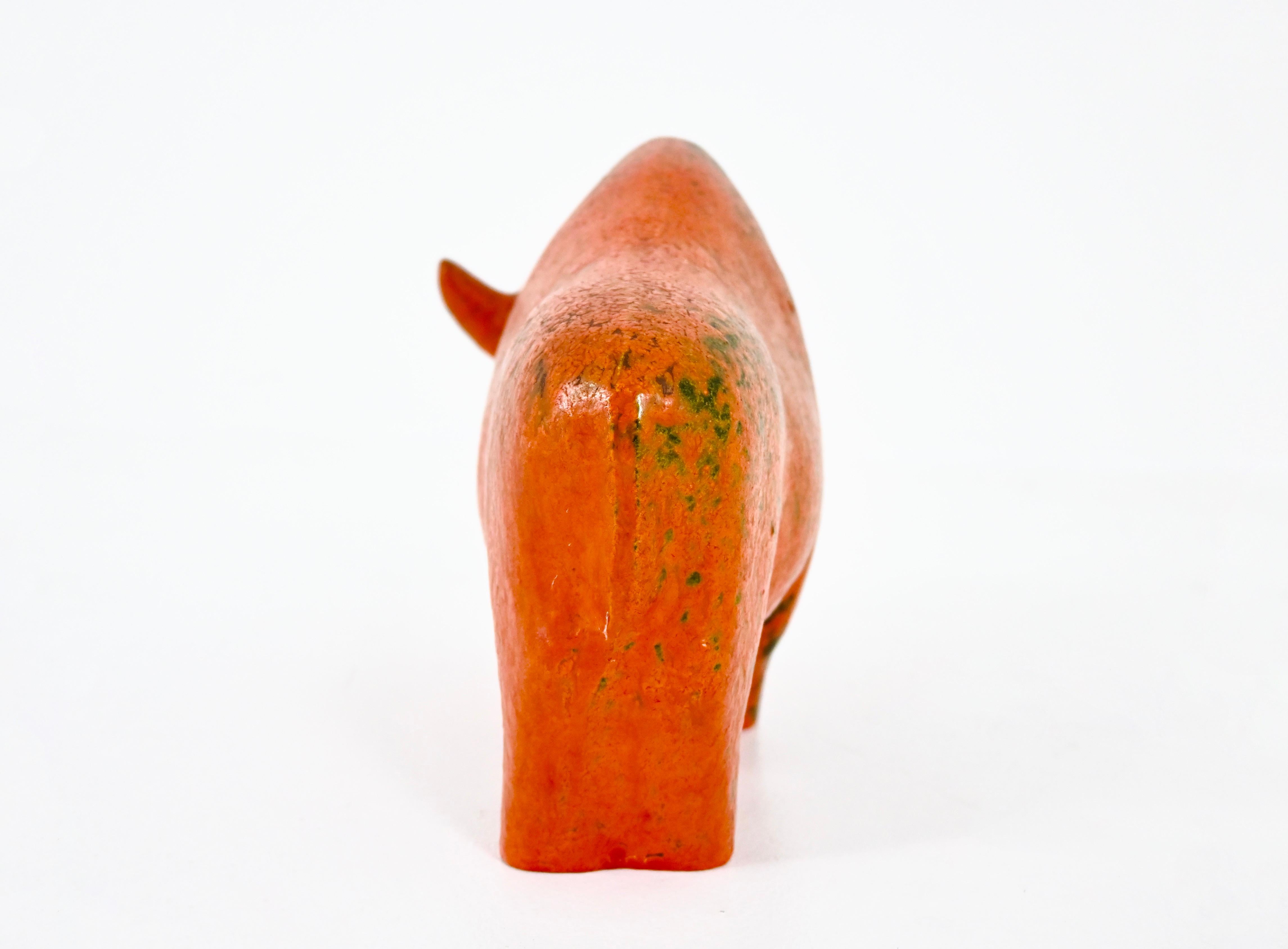 Taureau en céramique de Kurt Tschörner pour Ruscha, années 1960 Bon état - En vente à bruxelles, BE