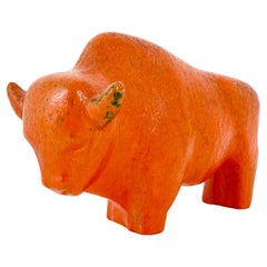 Cerámica Toro de Kurt Tschörner para Ruscha, años 60
