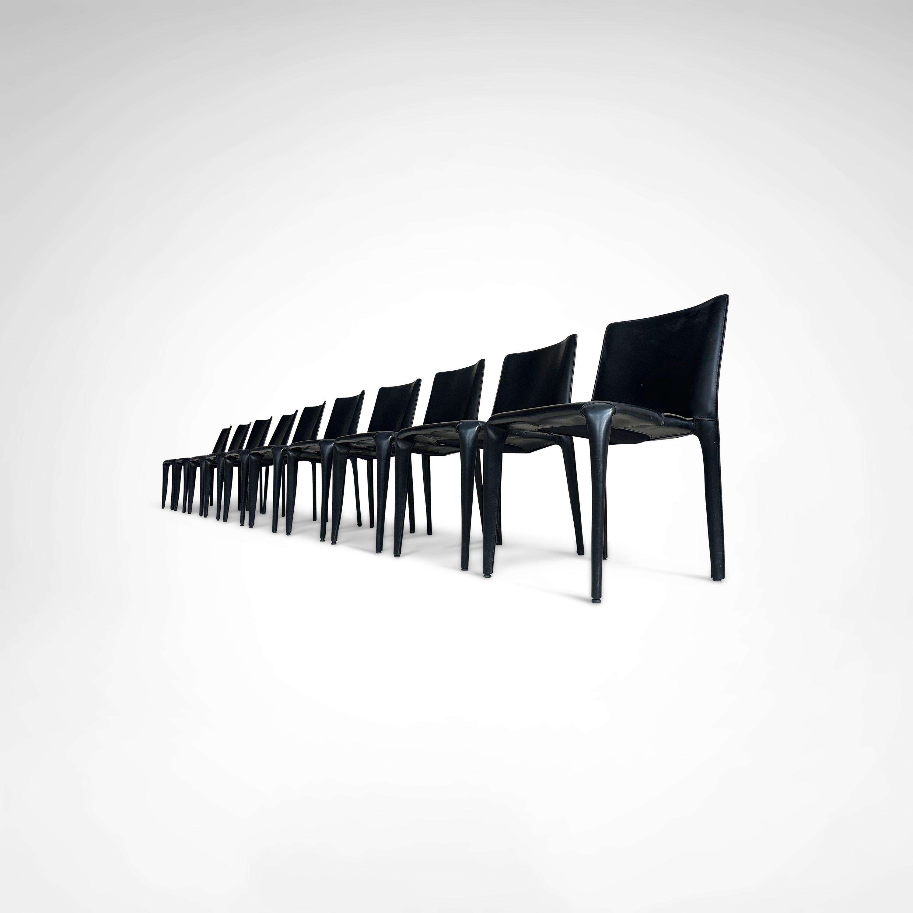 Sedia da pranzo Bull di Mario Bellini per Cassina 1990, set di 10 pezzi in vendita 5