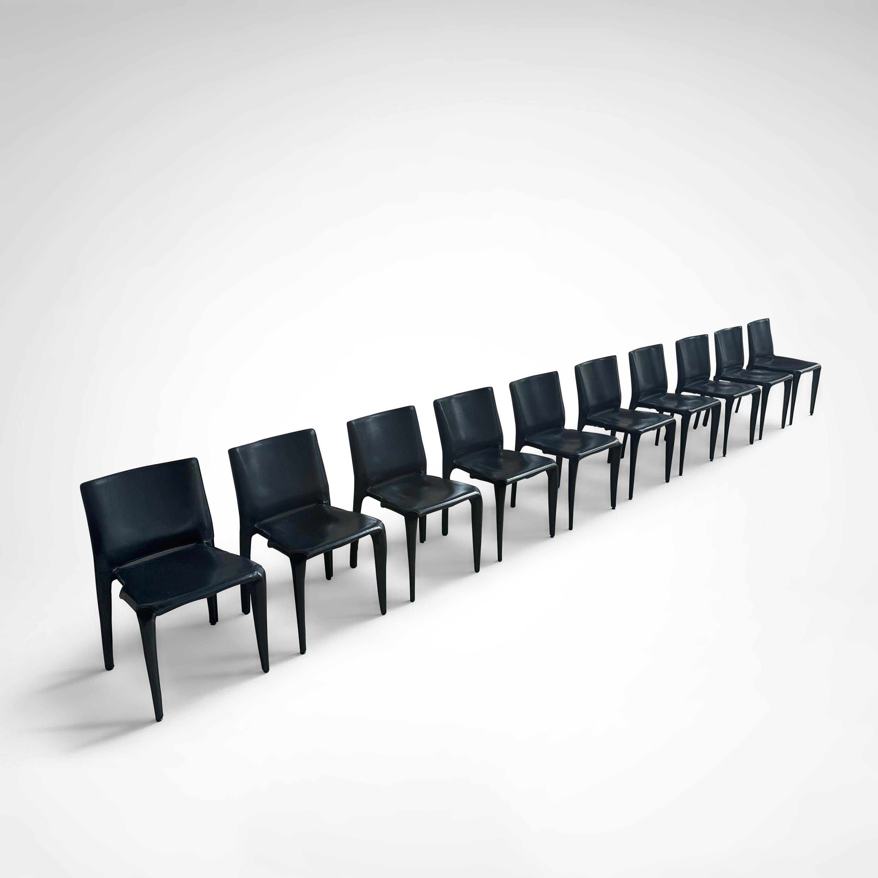 Sedia da pranzo Bull di Mario Bellini per Cassina 1990, set di 10 pezzi in vendita 7