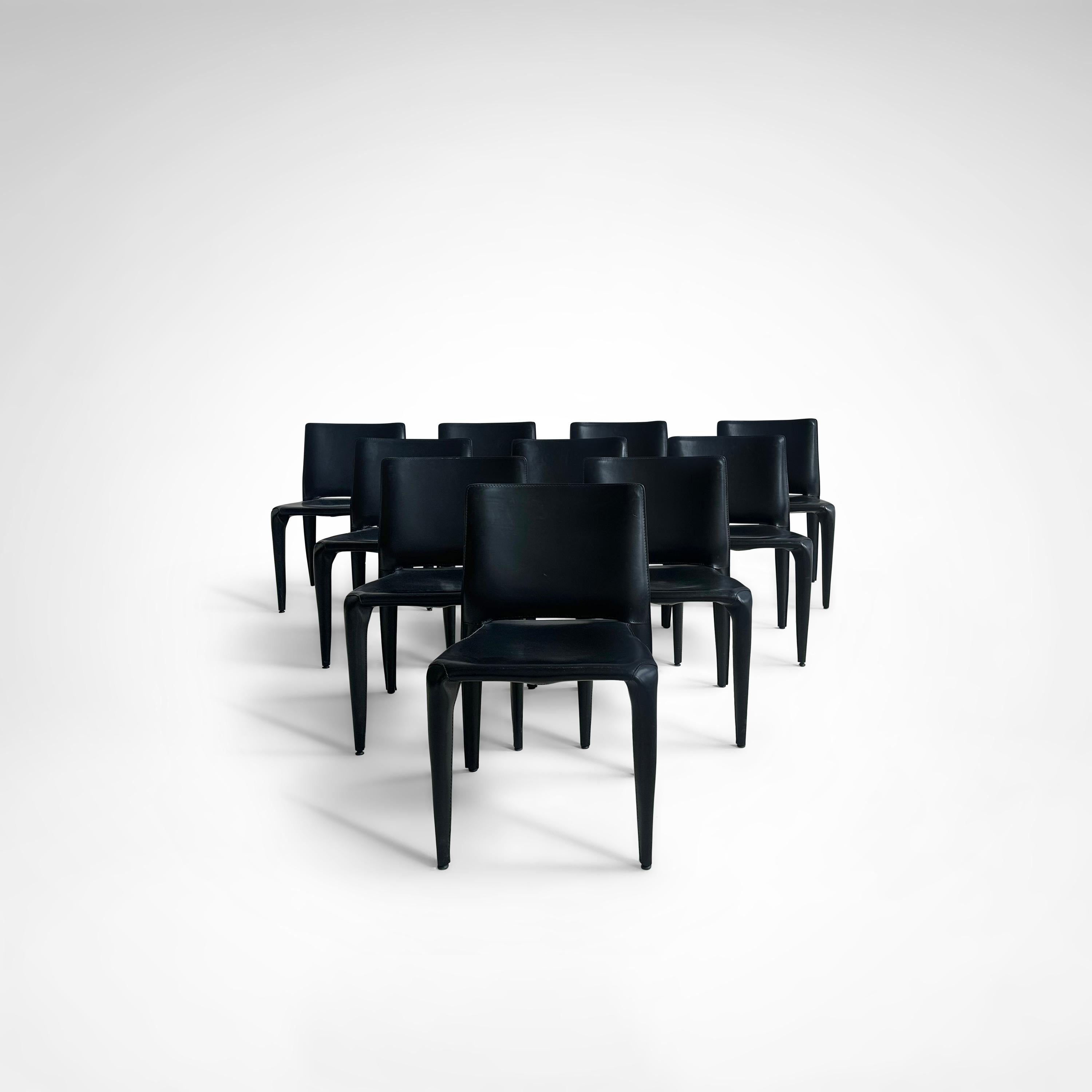 Sedia da pranzo Bull di Mario Bellini per Cassina 1990, set di 10 pezzi in vendita 8
