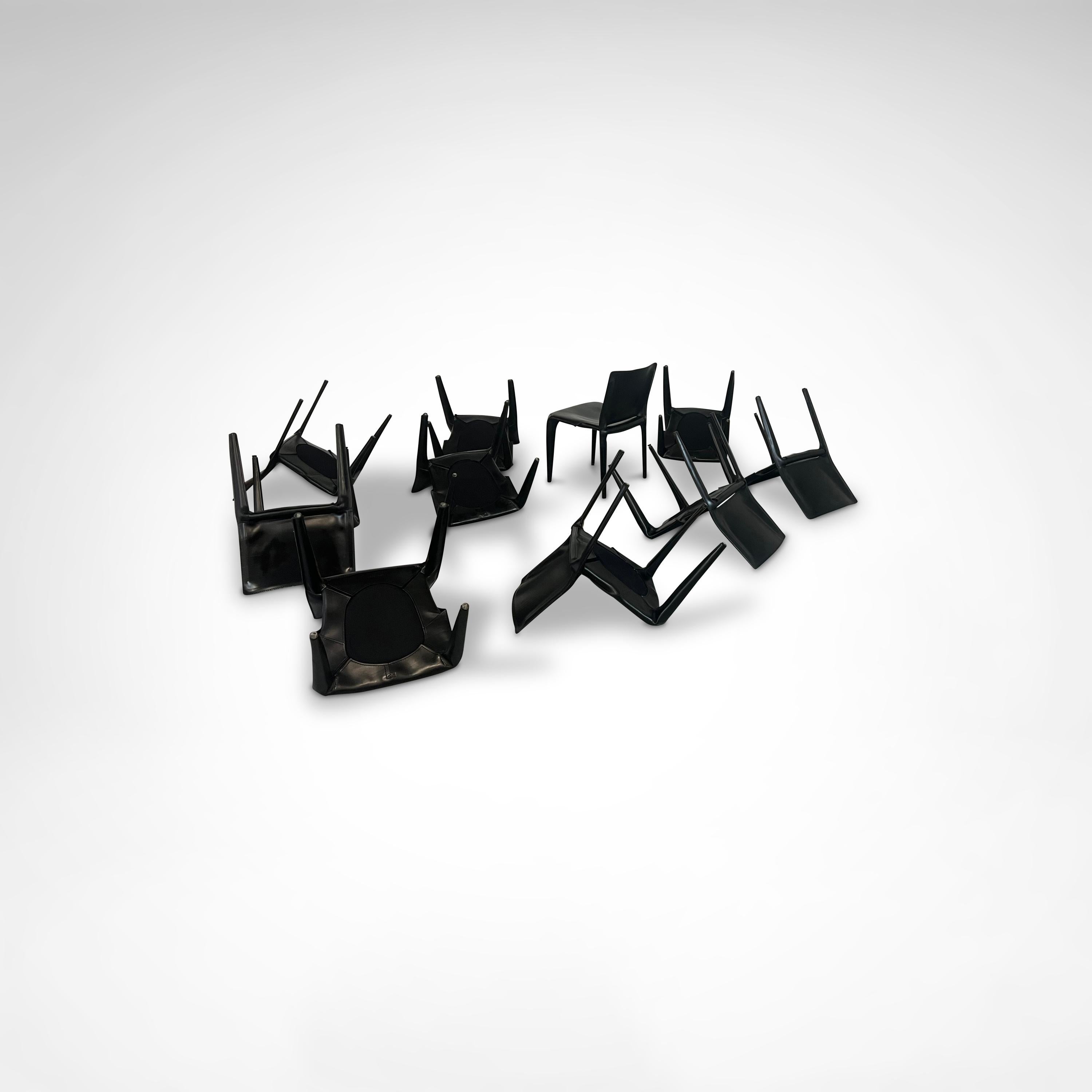 Sedia da pranzo Bull di Mario Bellini per Cassina 1990, set di 10 pezzi in vendita 1