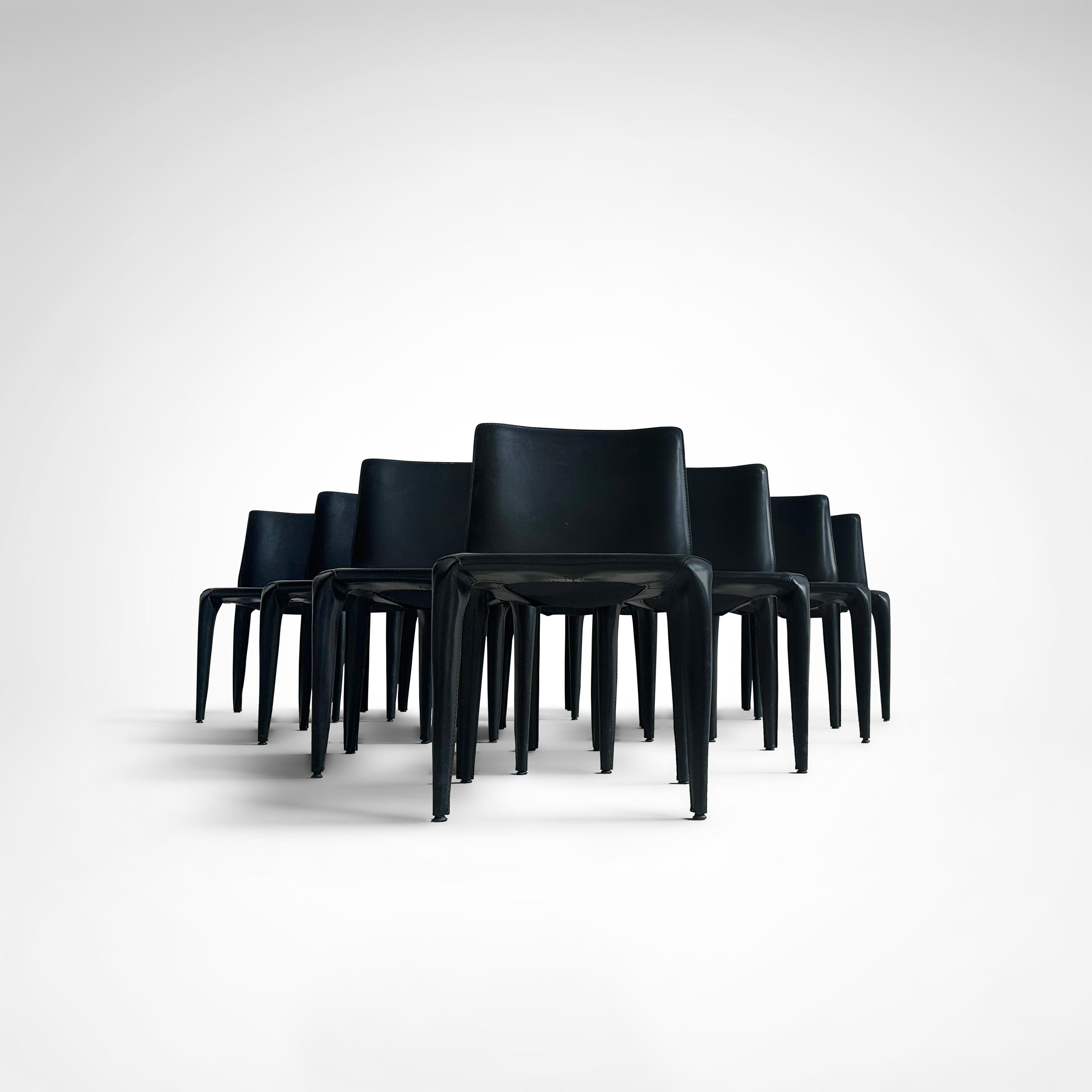 Sedia da pranzo Bull di Mario Bellini per Cassina 1990, set di 10 pezzi in vendita 9