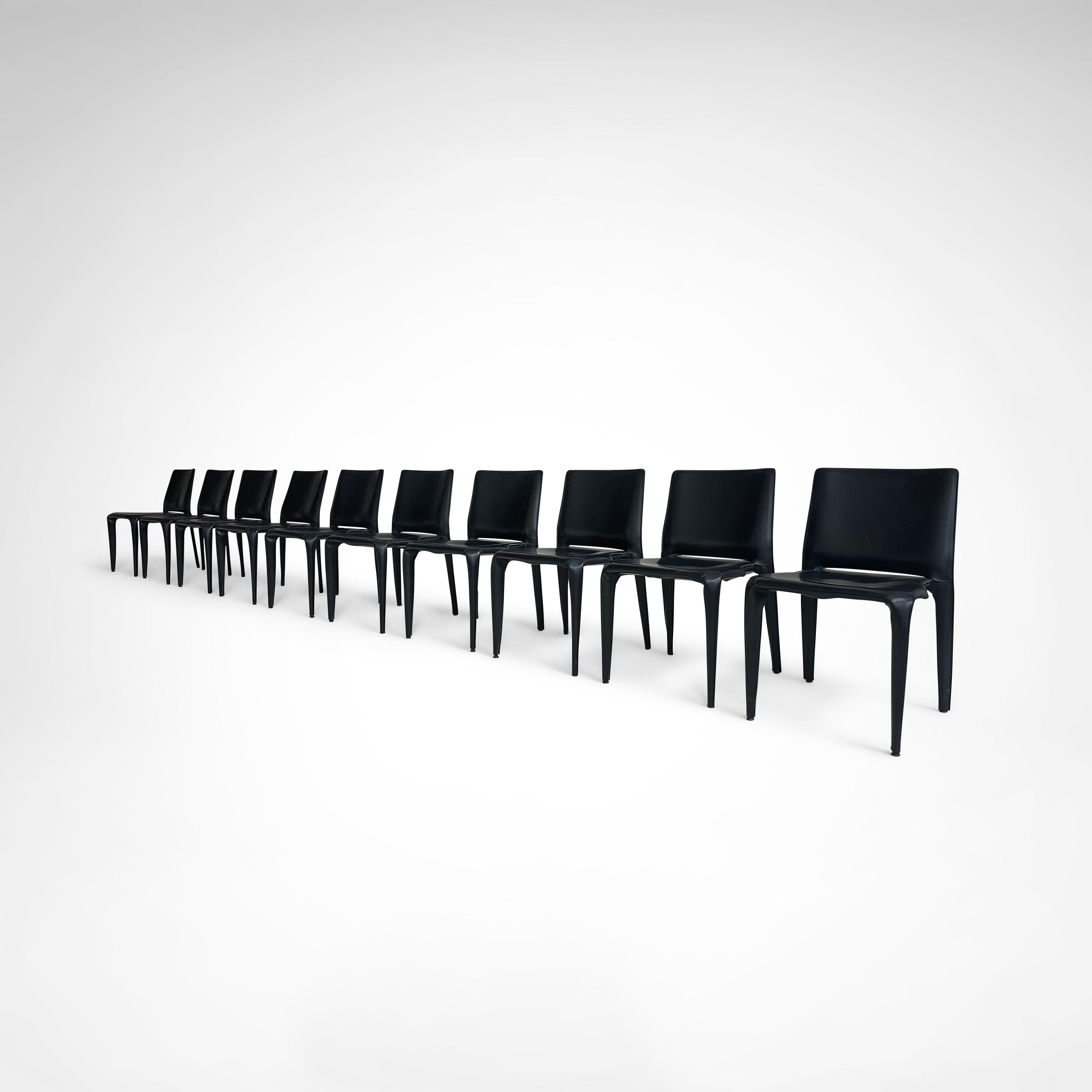 Sedia da pranzo Bull di Mario Bellini per Cassina 1990, set di 10 pezzi in vendita 2