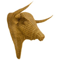 Bull Head Wall Sculpture, France, circa 1960