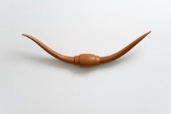 Cuernos de toro - Arte escultórico rústico occidental moderno para colgar en la pared