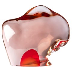 "Bull" in sommerso murano glass by Antonio Da Ros for Cenedese, Italy 1960s.