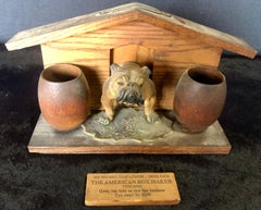 Bulldog and Kennel Humidor Cover, Estate of Jerry Terranova