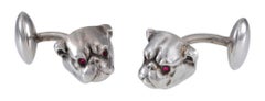 Bulldog Cufflinks by Unger Brothers