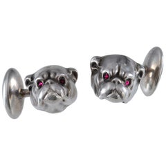 Bulldog Cufflinks by Unger Brothers