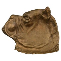 Antique Bulldog Head Money Valve, 1930s