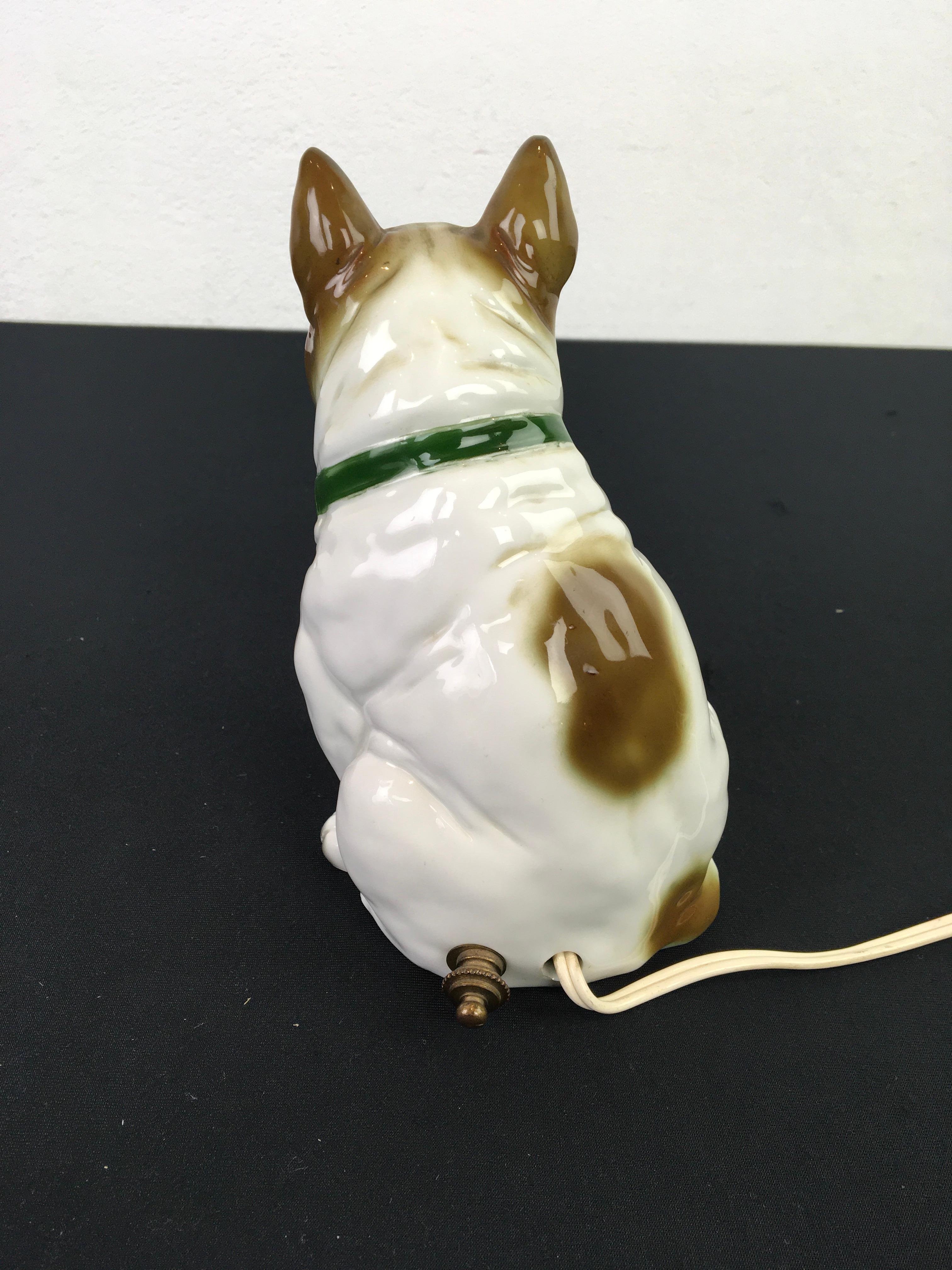 Parfümlampe mit Bulldogge im Angebot 8