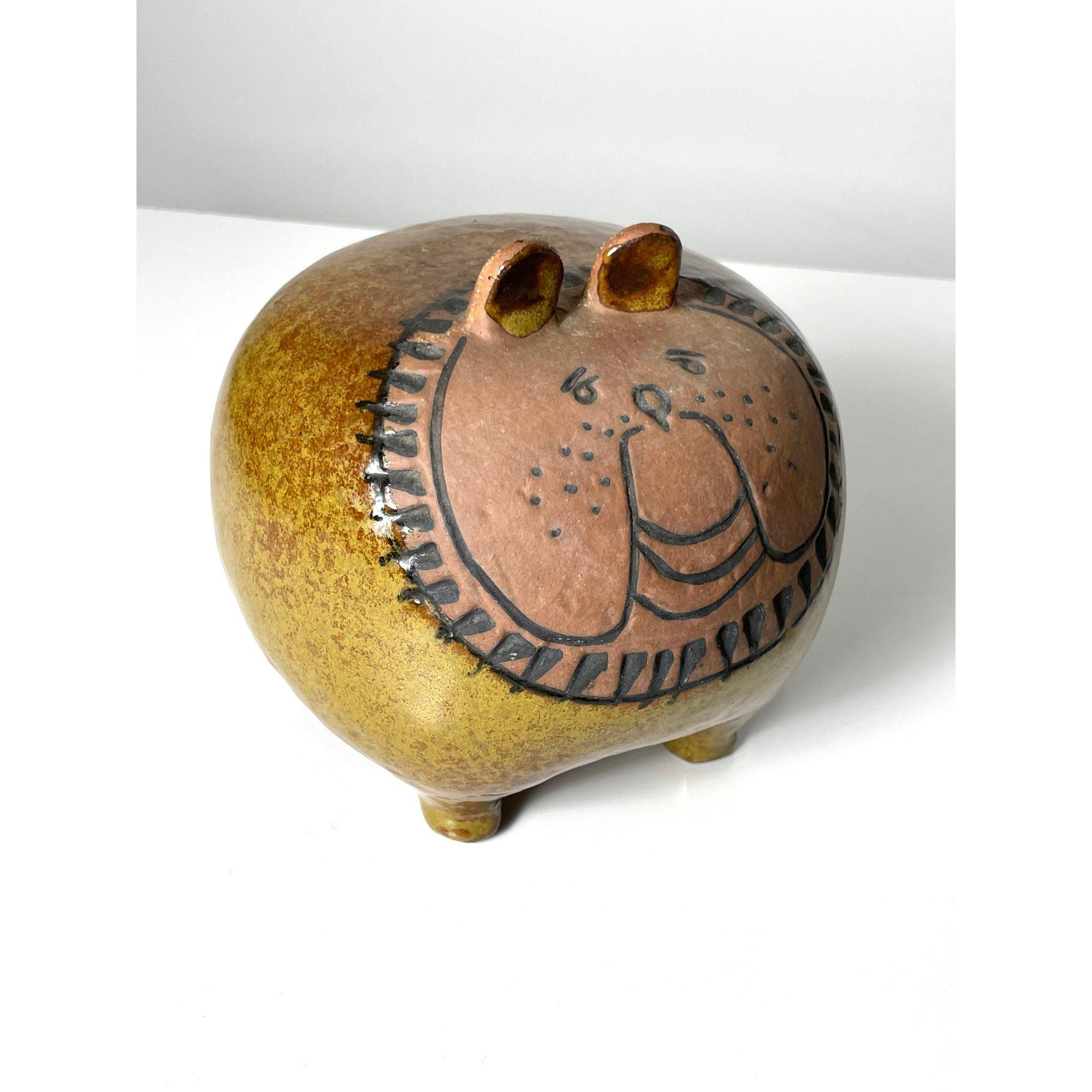 Sculpture de bouledogue en céramique de Lisa Larson pour Gustavsberg, années 1960 Bon état - En vente à Troy, MI
