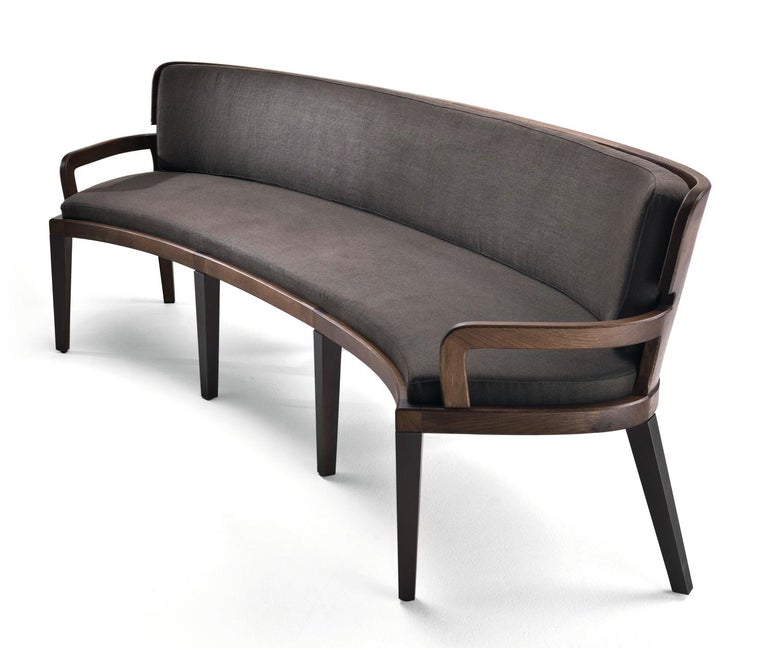 BULLE Curved Bench For Sale at 1stDibs | round bench seat, curved bench  with back, curved benches with backs