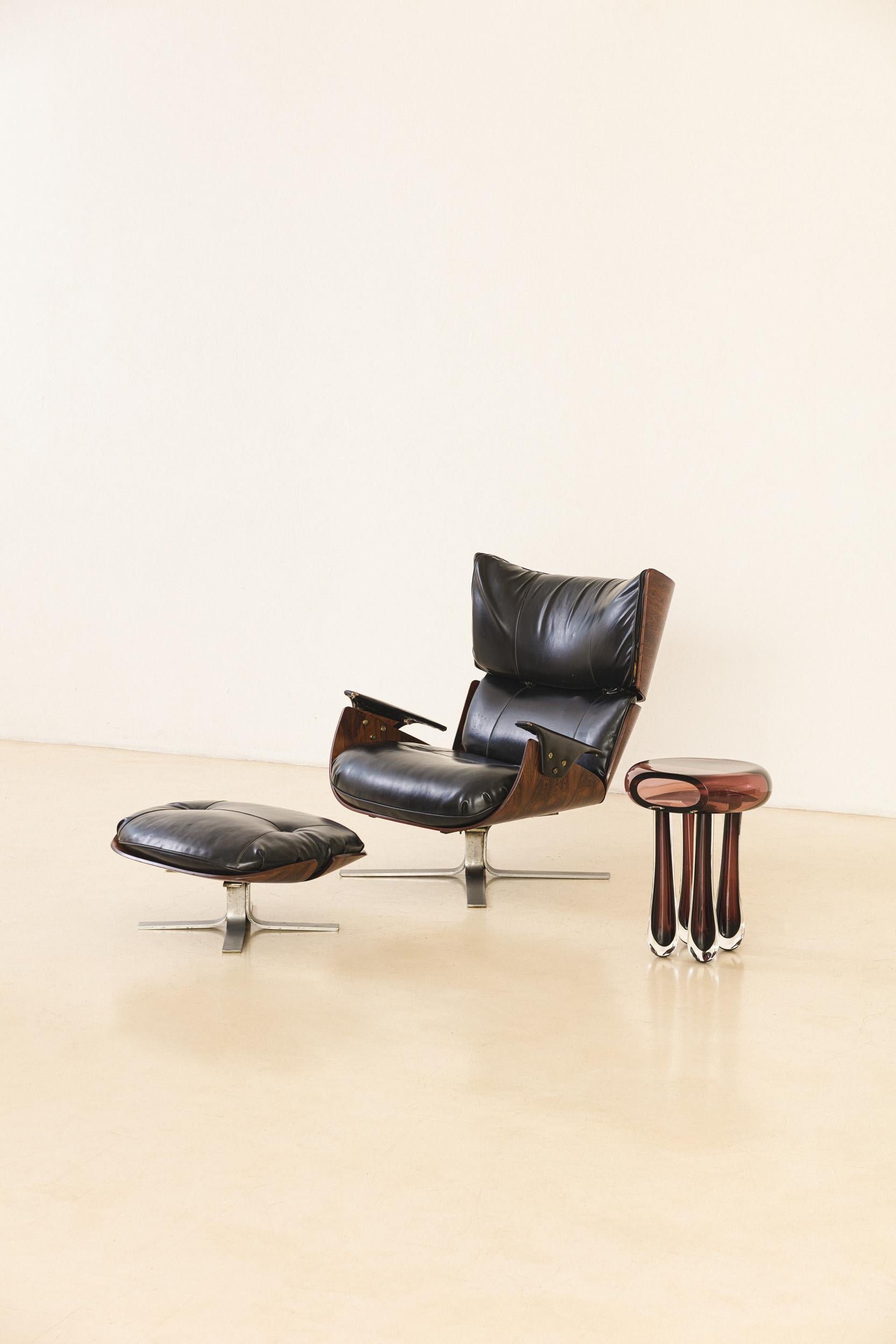 Bulle Side Table by Lucas Recchia, Contemporary Brazilian Design For Sale 2