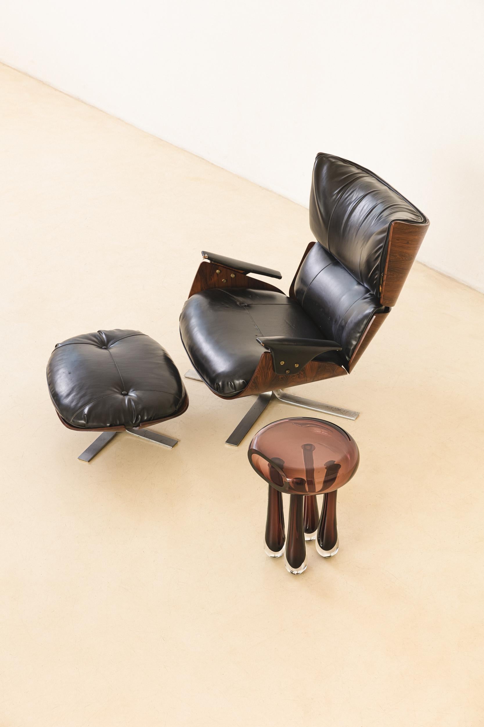 Bulle Side Table by Lucas Recchia, Contemporary Brazilian Design For Sale 3