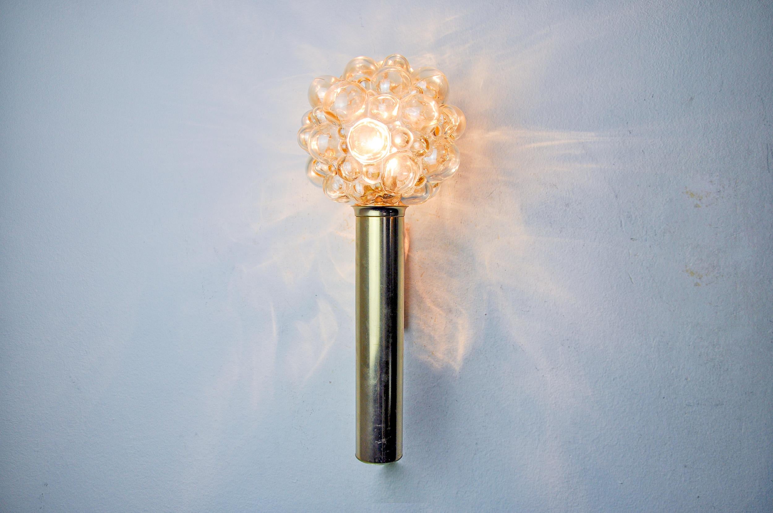 Bulles wall lamp by Helena Tynell for Limburg, Germany, 1970s In Good Condition For Sale In BARCELONA, ES