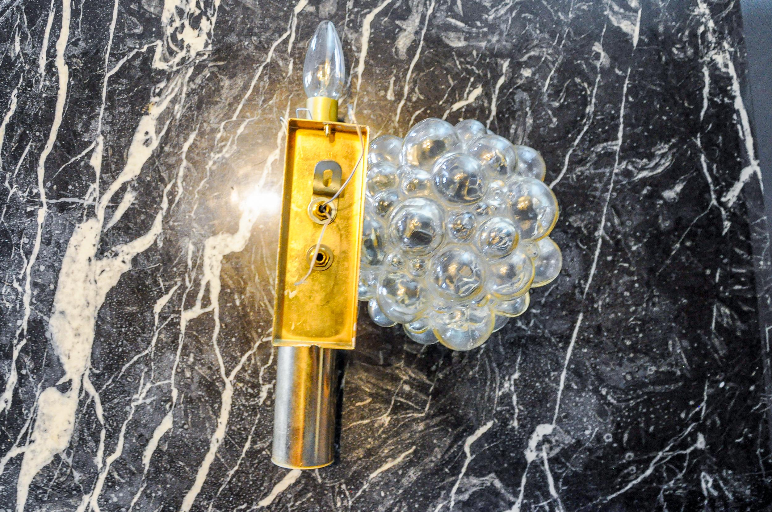 Bulles wall lamp by Helena Tynell for Limburg, Germany, 1970s For Sale 1