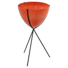 Vintage "Bullet planter" fiberglass planter by Kimball mfg. Corp. San Fransisco, USA 50s