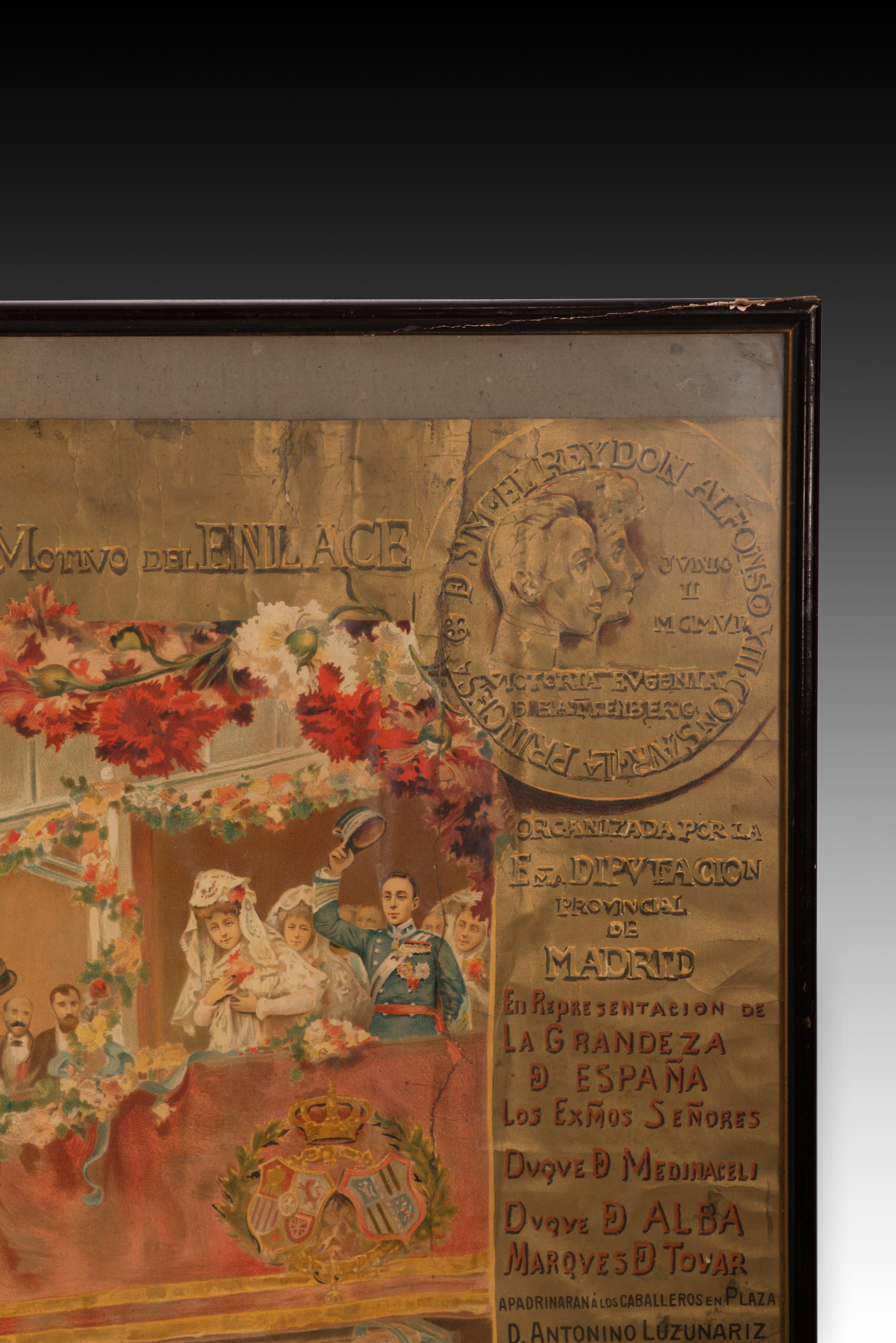 Altro Poster della corrida. Spagna, 1906. in vendita