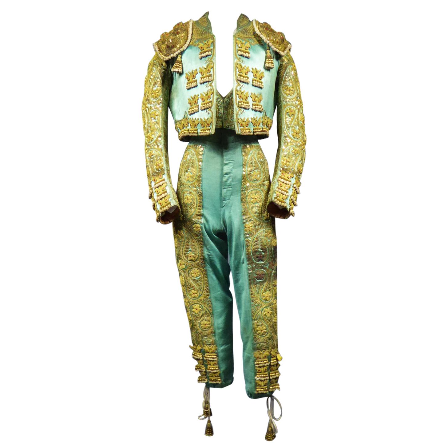 Bullfighter's Outfit Toreador Labelled Manfredi Sevilla 20th Century