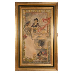 Bullfighting poster, Inauguration of the San Sebastian bullring. Oil on canvas.