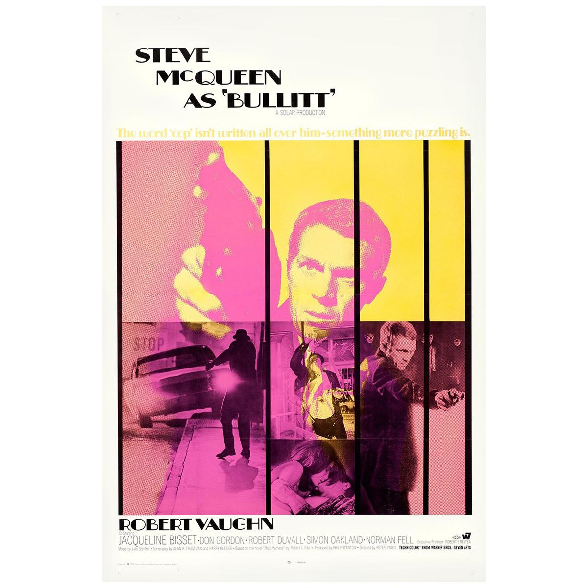Steve McQueen Bullitt '1968', Poster