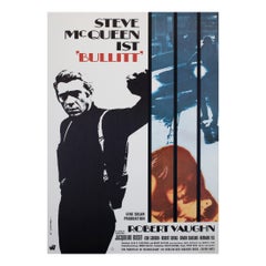 Bullitt 1968 Deutsch A1 Filmplakat, Scharl