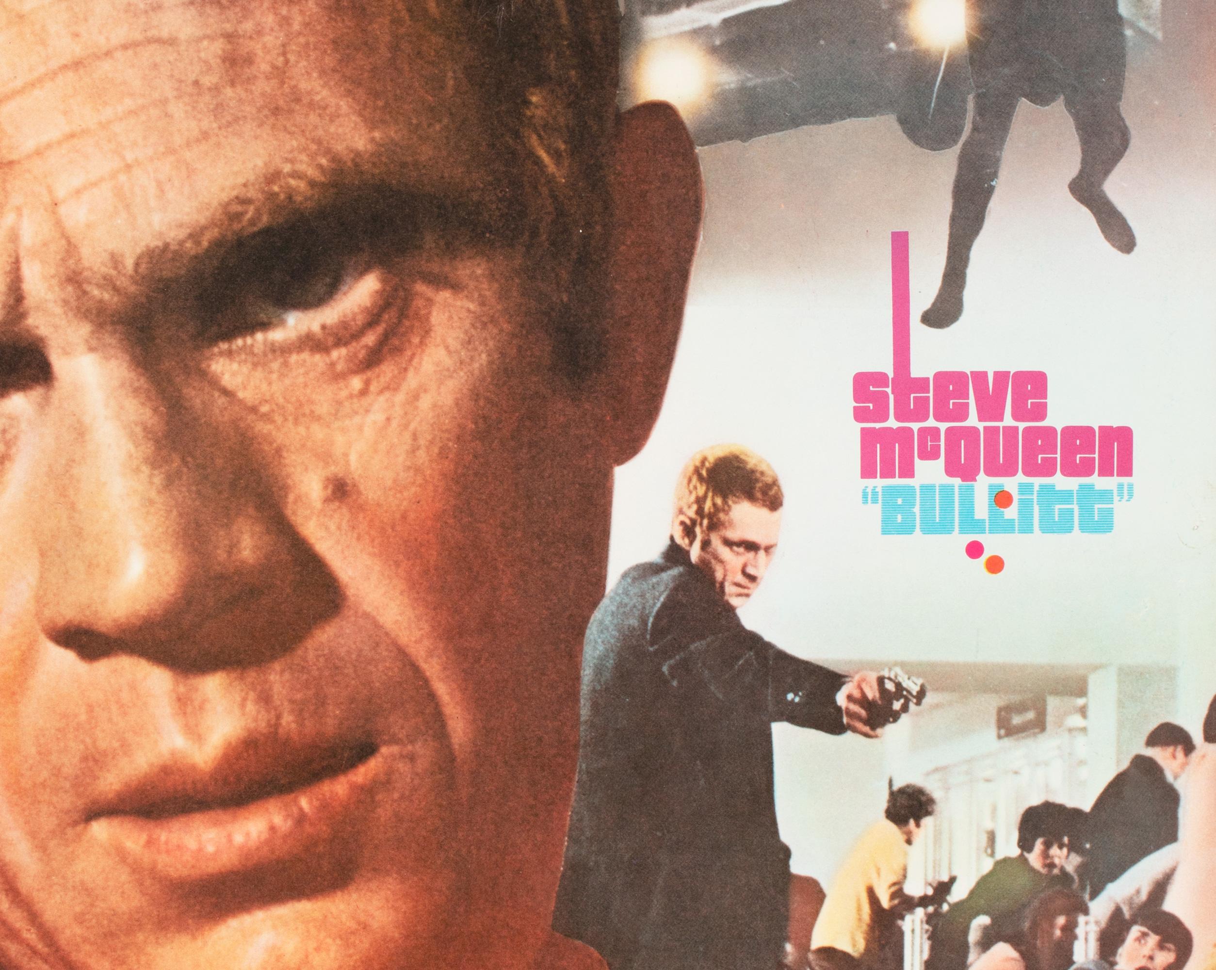 Bullitt 1969 Japanischer B2-Film, Filmplakat 1