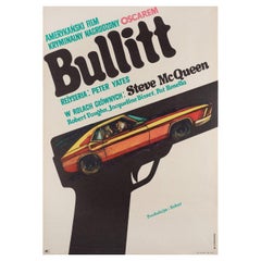 Bullitt 1968 Polish A1 Film Poster