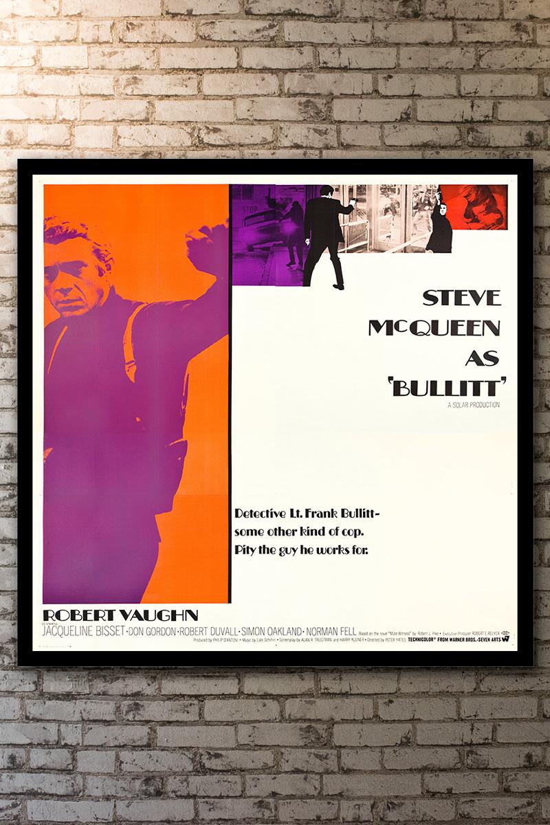 American Bullitt '1968' Poster For Sale