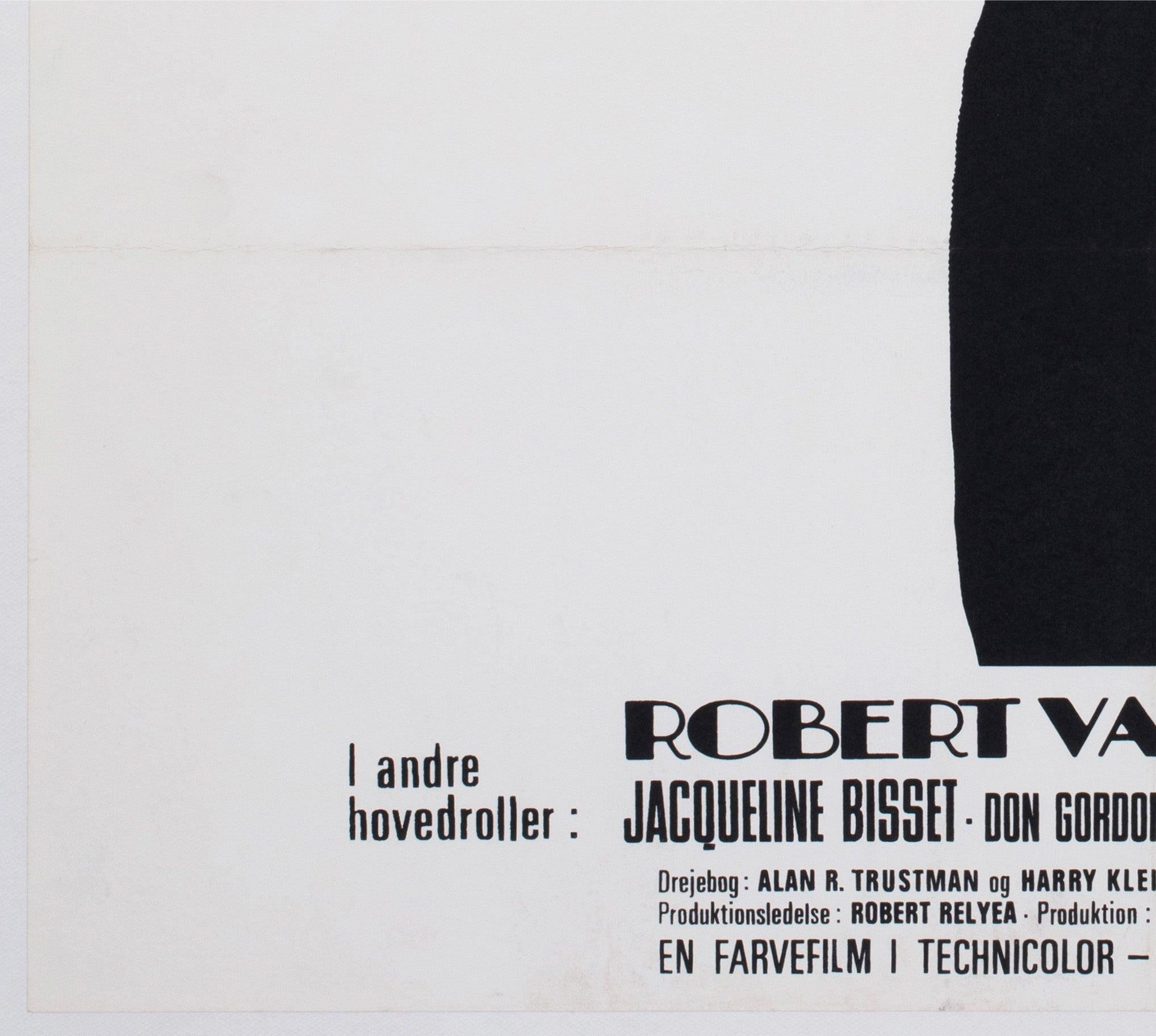 Bullitt 1969 Danish 1 Sheet Film Poster For Sale 2