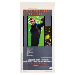 Bullitt 1969 Cartel de cine italiano Locandina, Renato Ferrini