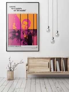 BULLITT Original US Film Movie Poster, International 1968, Steve McQueen