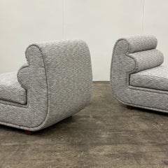 Bullnose Postmodern Slipper Chairs by Carson’s of High Point