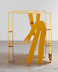 "Bulo" sculptural side table by Serban Ionescu, 2019