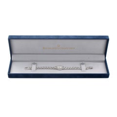Bulova 14K White Gold Diamond Ladies Watch