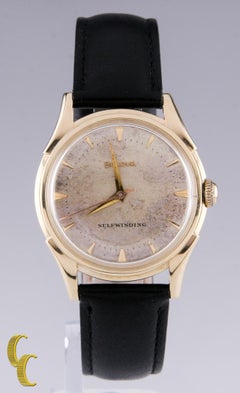 Bulova 14k Yellow Gold Vintage 1956 Self Winding 'Automatic' Men's Watch