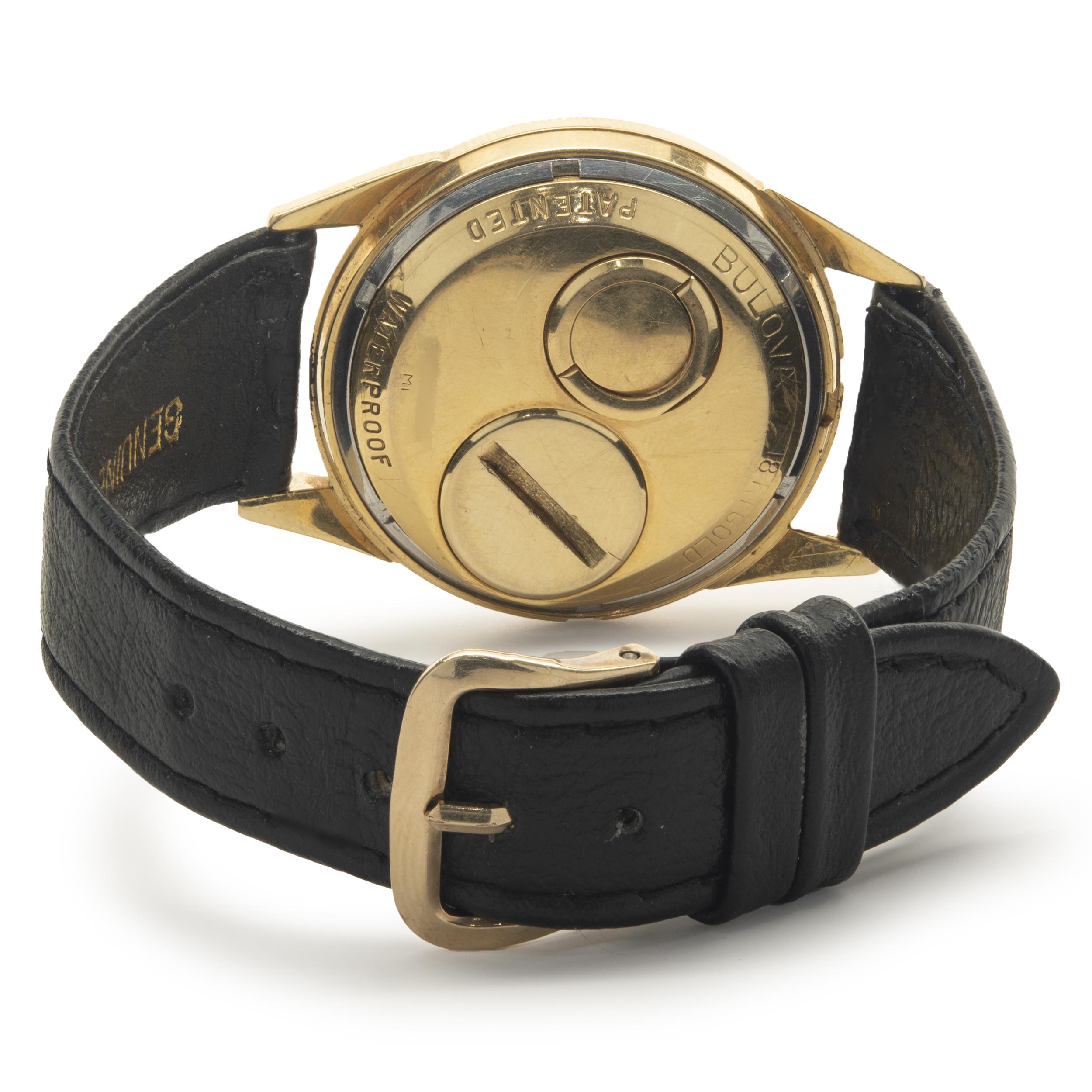 Bulova 18 Karat Yellow Gold Vintage Accutron Skeleton For Sale at