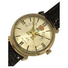 Bulova 1972 Rose Bowl Football Game "Michigan" presentation Wrist watch