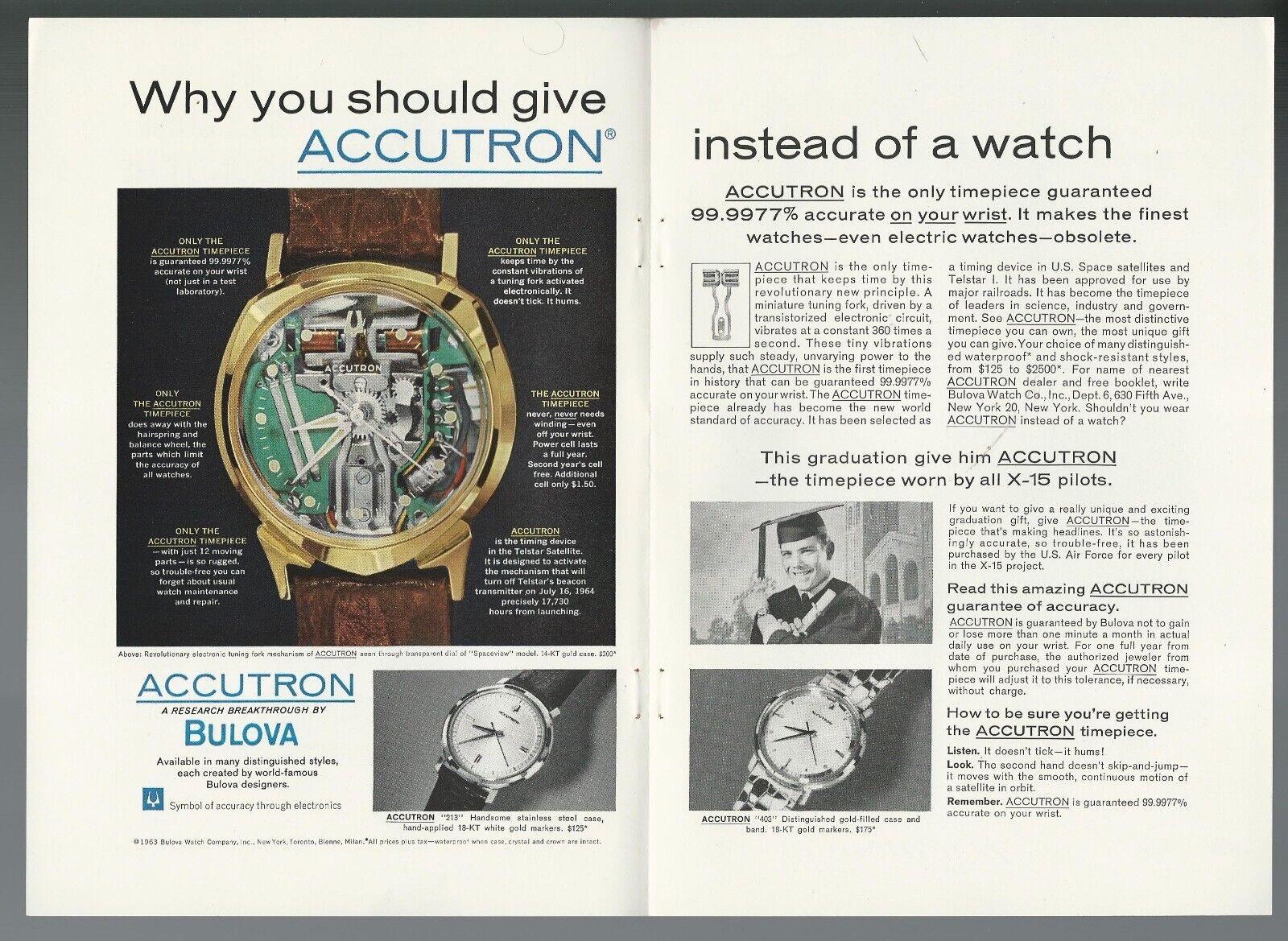 American Bulova 214 Accutron Spaceview Men's Watch