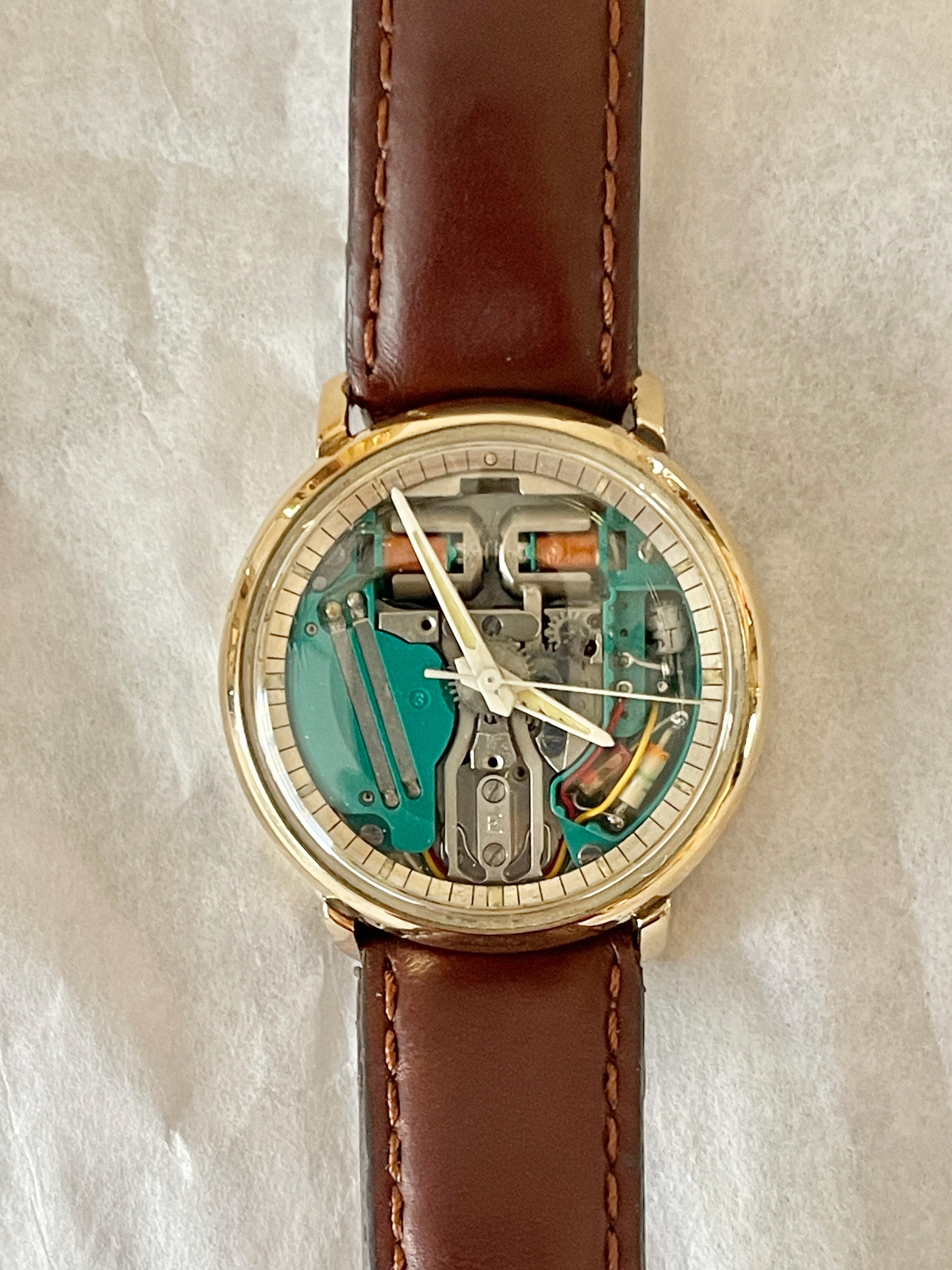 Bulova 214 Accutron Spaceview Men's Watch In Good Condition In Hanover, MA