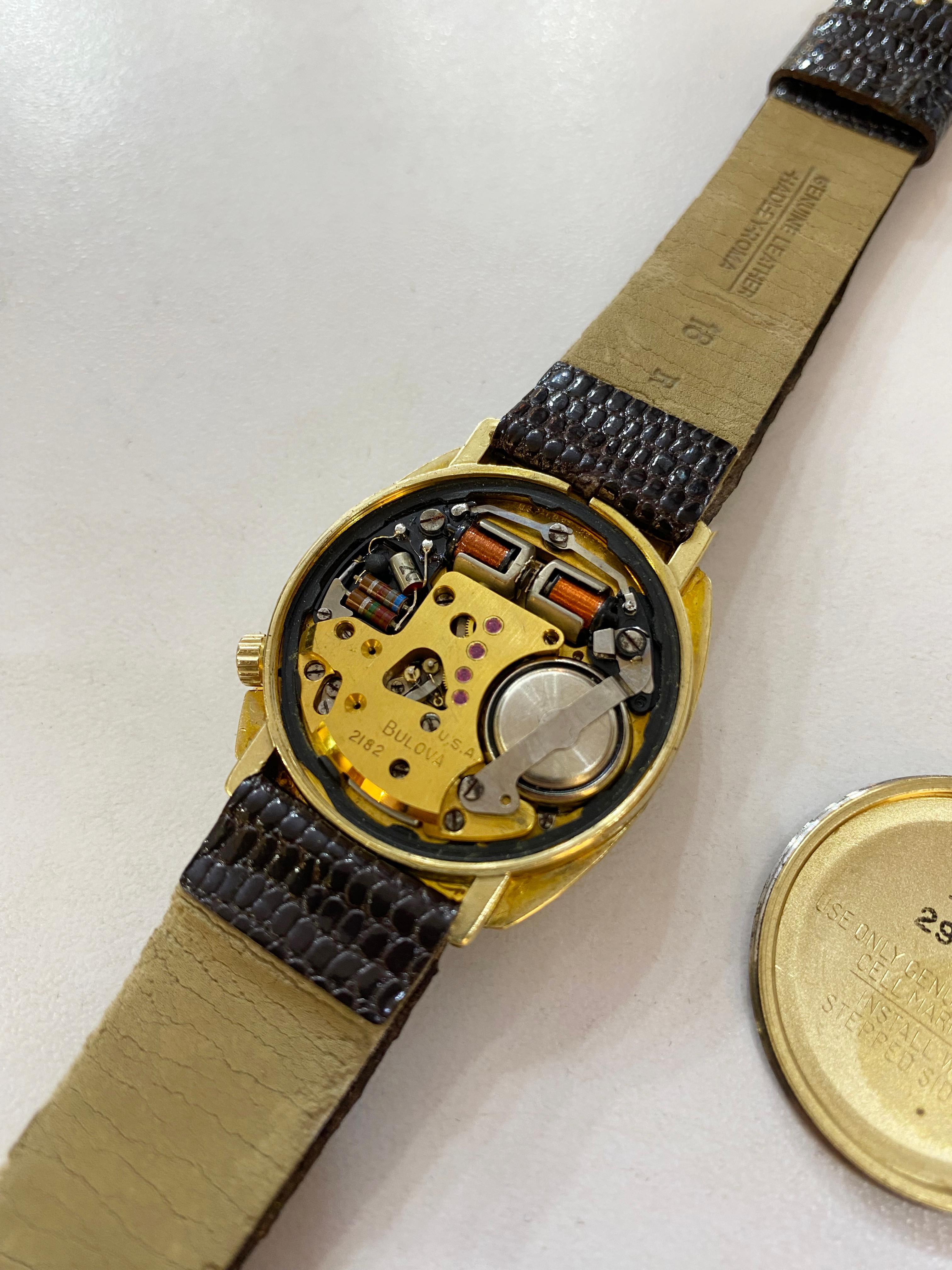 bulova uhren alt gold