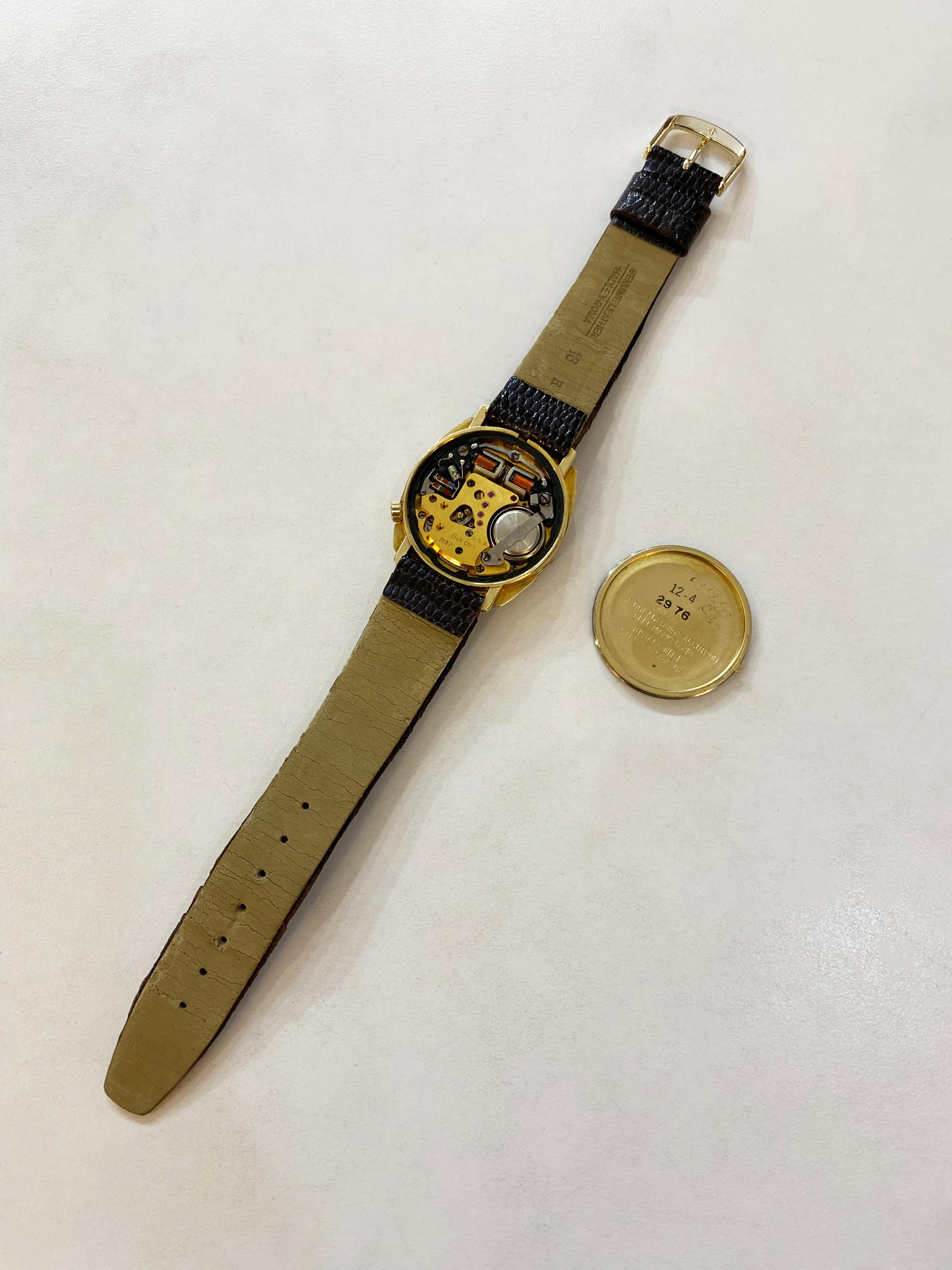 Women's Bulova Accutron 14 Karat Yellow Gold Vintage Watch I 704679
